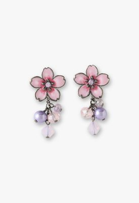 ＜ANNA SUI (Women)＞夜桜モチーフ　ピアス　ＳＡＭＡ１４９７　　ＸＶ